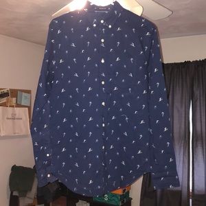 Button doen cotton shirt. American eagle.